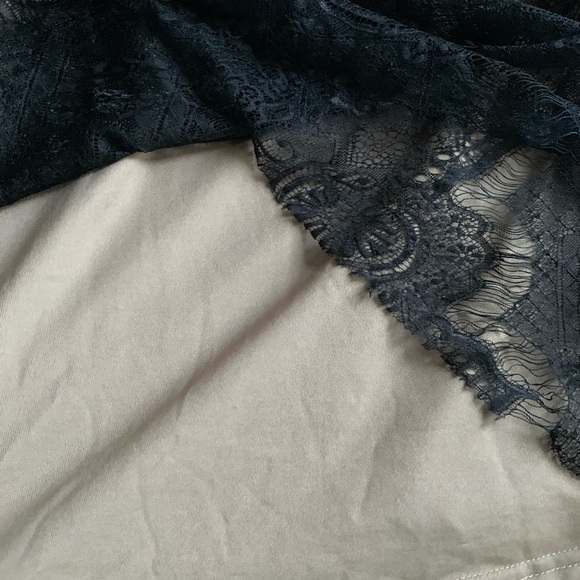 Cameo & Myth Black Lace Column Maxi Skirt - Picture 9 of 11